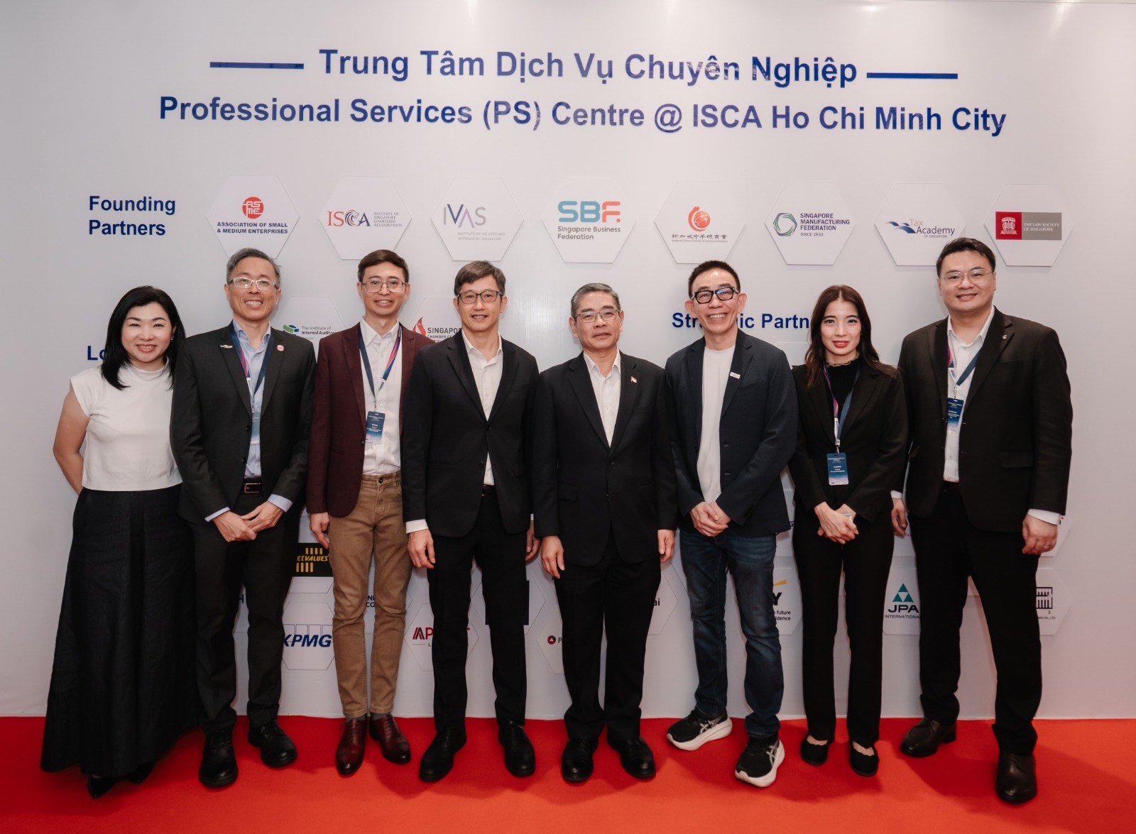 Group photo of key stakeholders and partners at the opening of the PS Centre in Ho Chi Minh City