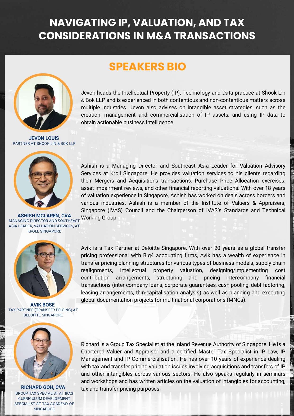 Navigating IP, Valuation, and Tax Considerations in M&A Transactions