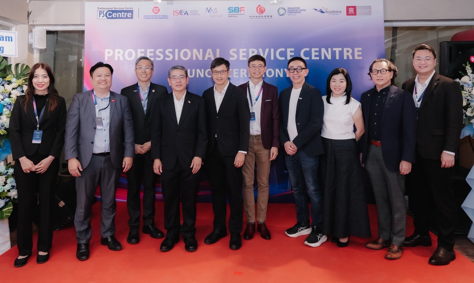 Group photo of key stakeholders and partners at the opening of the PS Centre in Ho Chi Minh City